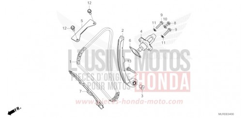 CHAINE A CAMES/TENDEUR CB500XACT de 2026